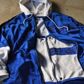 80’s adidas フード ライナー付き トラックジャケット 240621