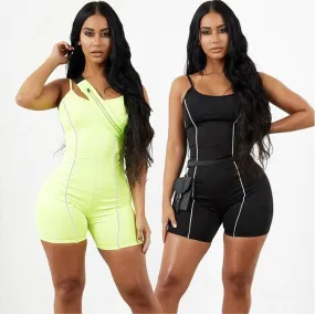 Basic Strappy Short Plunge Bodysuit