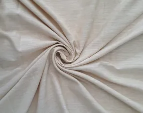 Beige Plain Cotton Linen Fabric