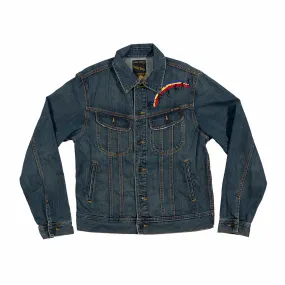 Customized Bridge School Benefit Lucky Denim Trucker Jacket - with hand pockets