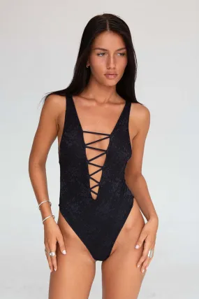 INDAH Rainey Bodysuit (Black)