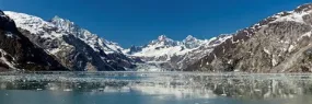 Johns Hopkins Glacier in Glacier Bay National Park, Alaska, USA
