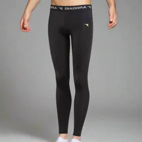 Kids DIADORA Compression Tights Long Johns Running Junior Boys Thermal - Black - 14