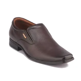 Red Chief Dark Brown Leather Formal Slip on Shoes for Men_Size 10_UK_RC1999 095