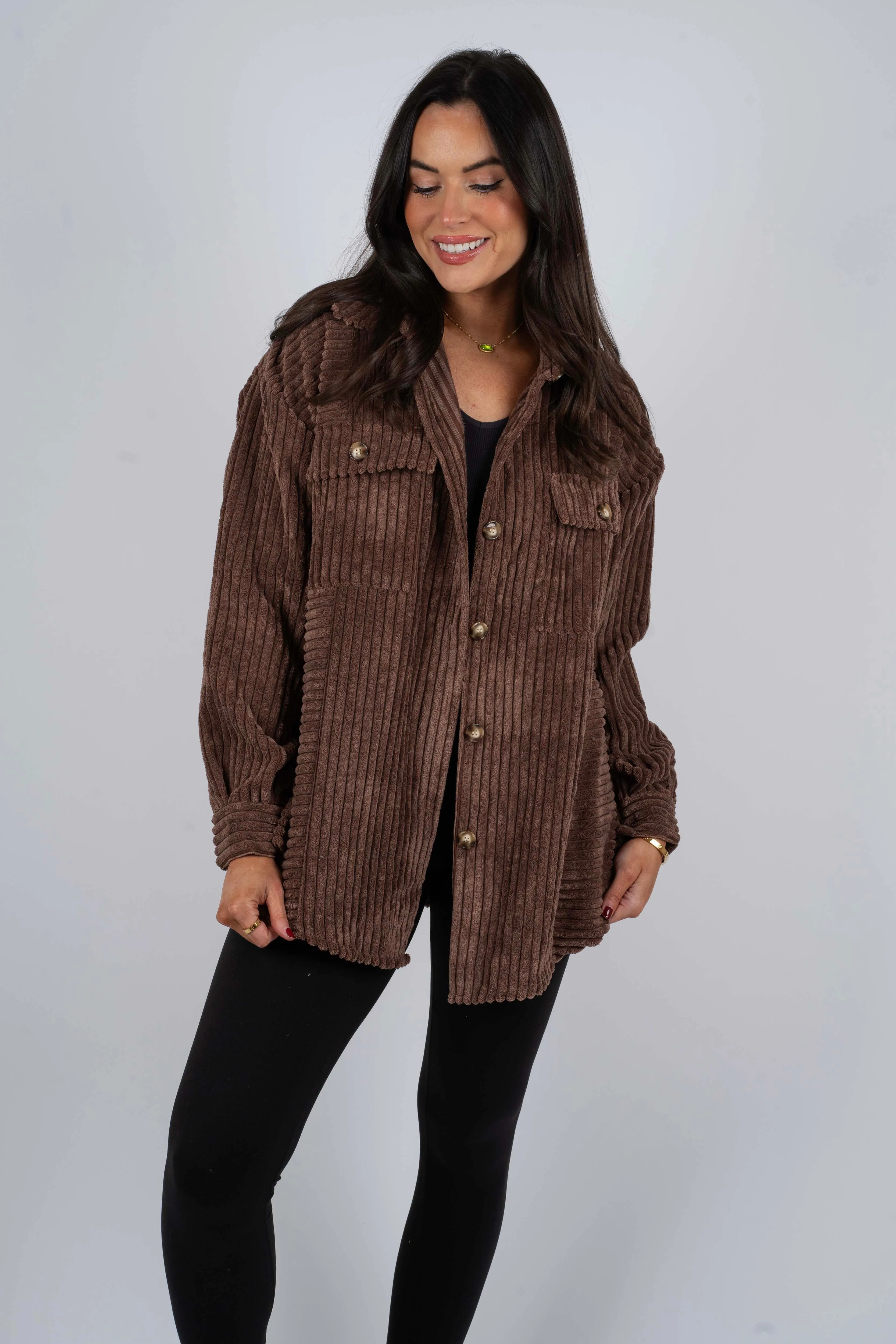 Sierra Shacket (Coffee)