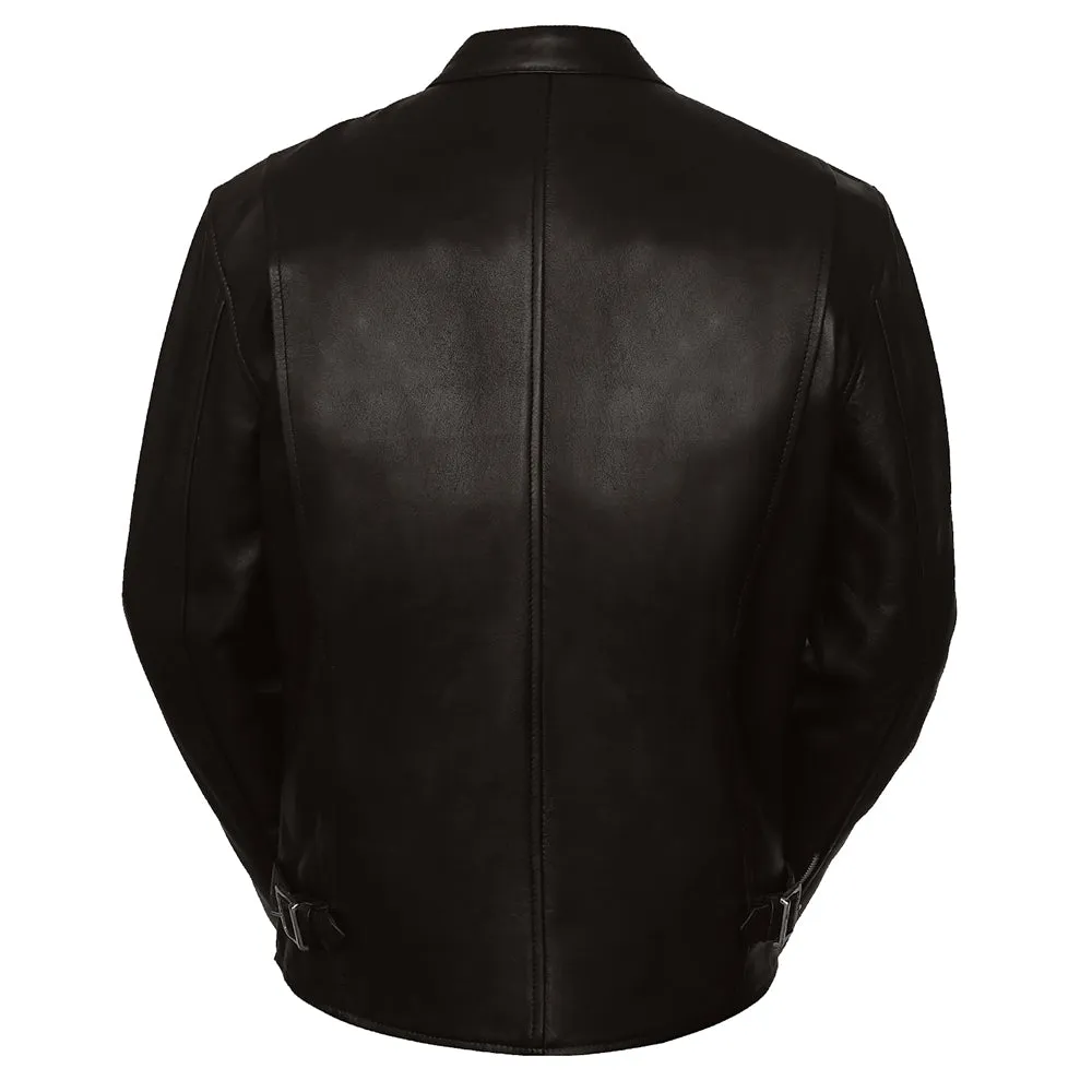 Superb Mens Lambskin Brown Leather Jacket