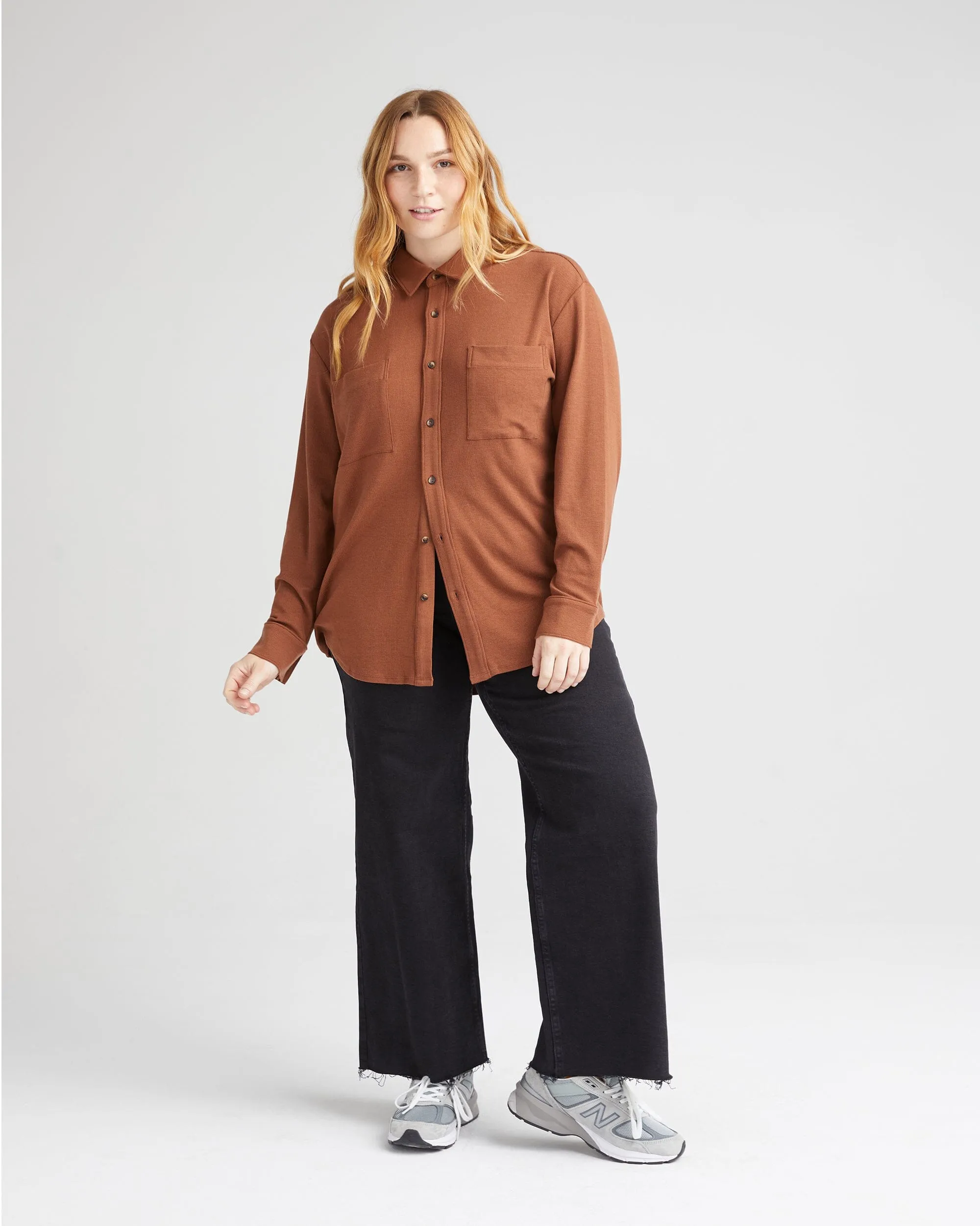 Women's Cozy Rib Shacket