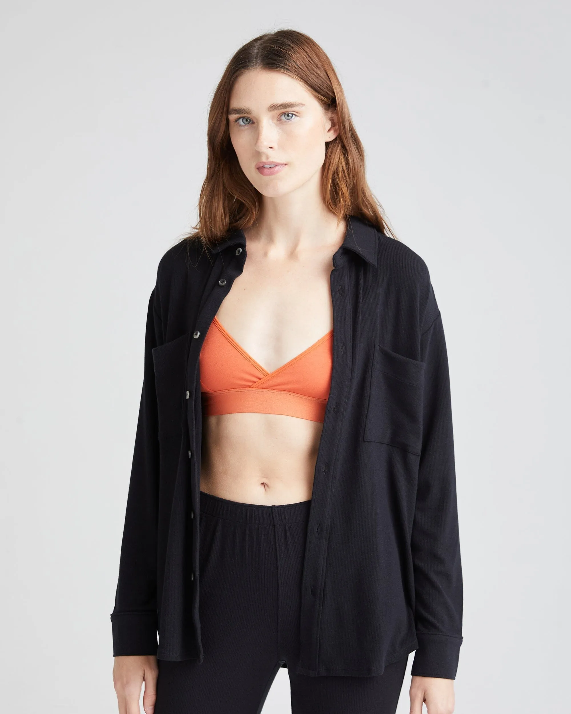 Women's Cozy Rib Shacket