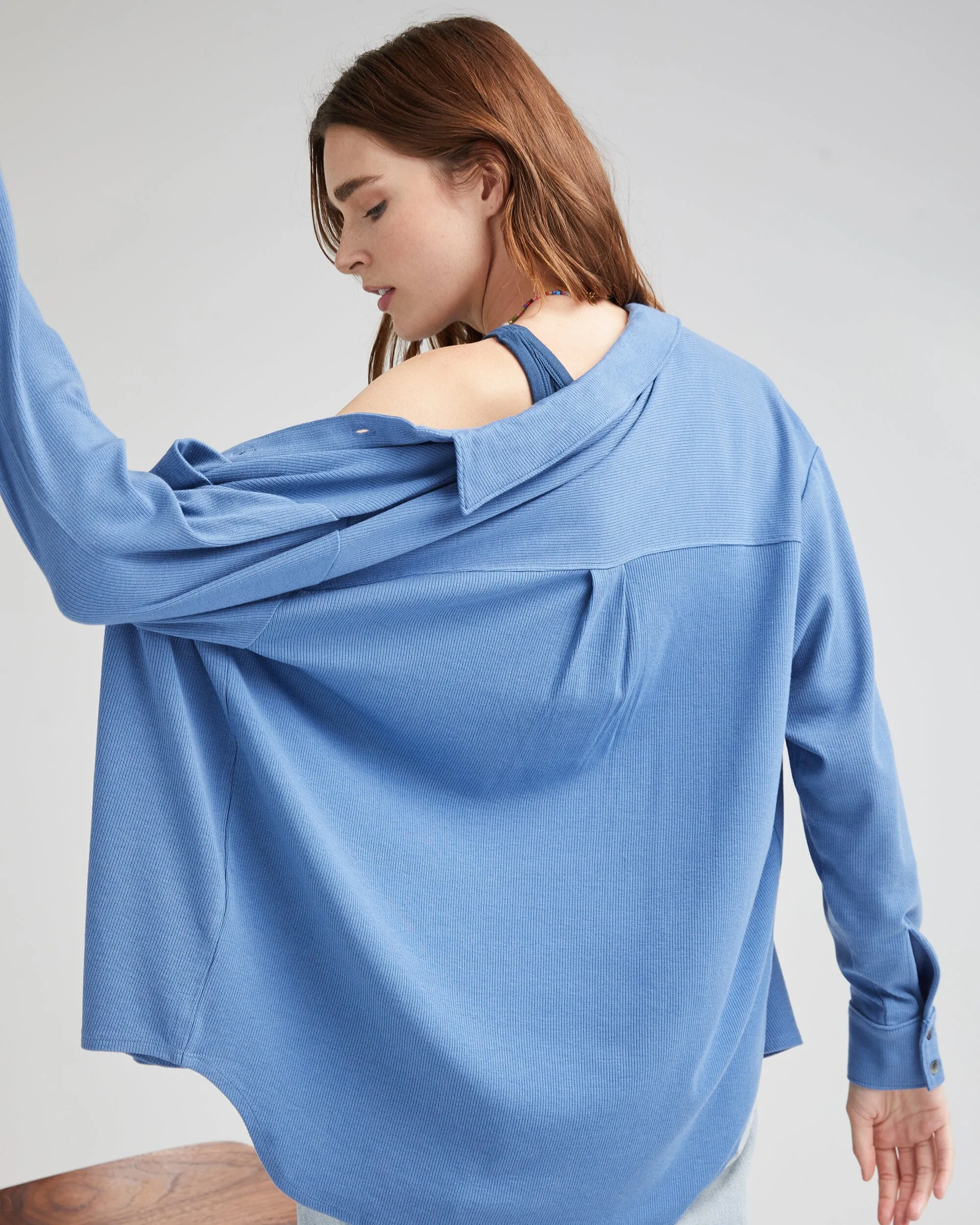 Women's Cozy Rib Shacket