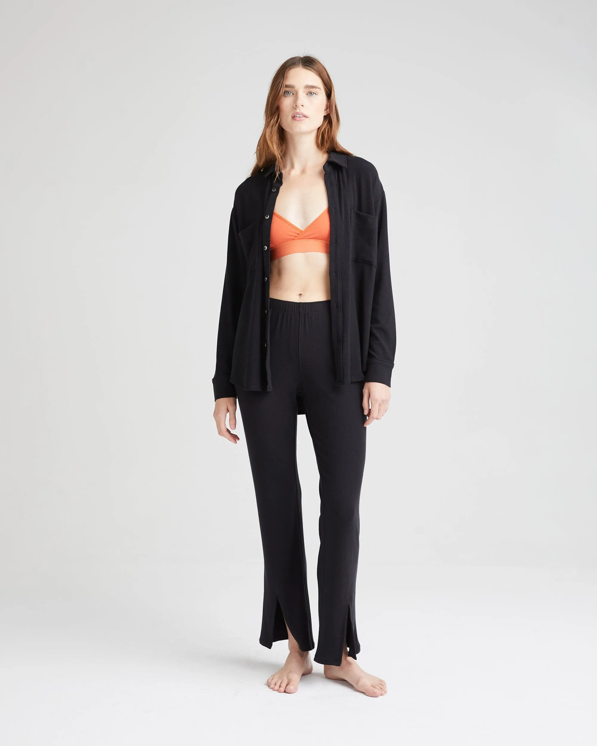 Women's Cozy Rib Shacket
