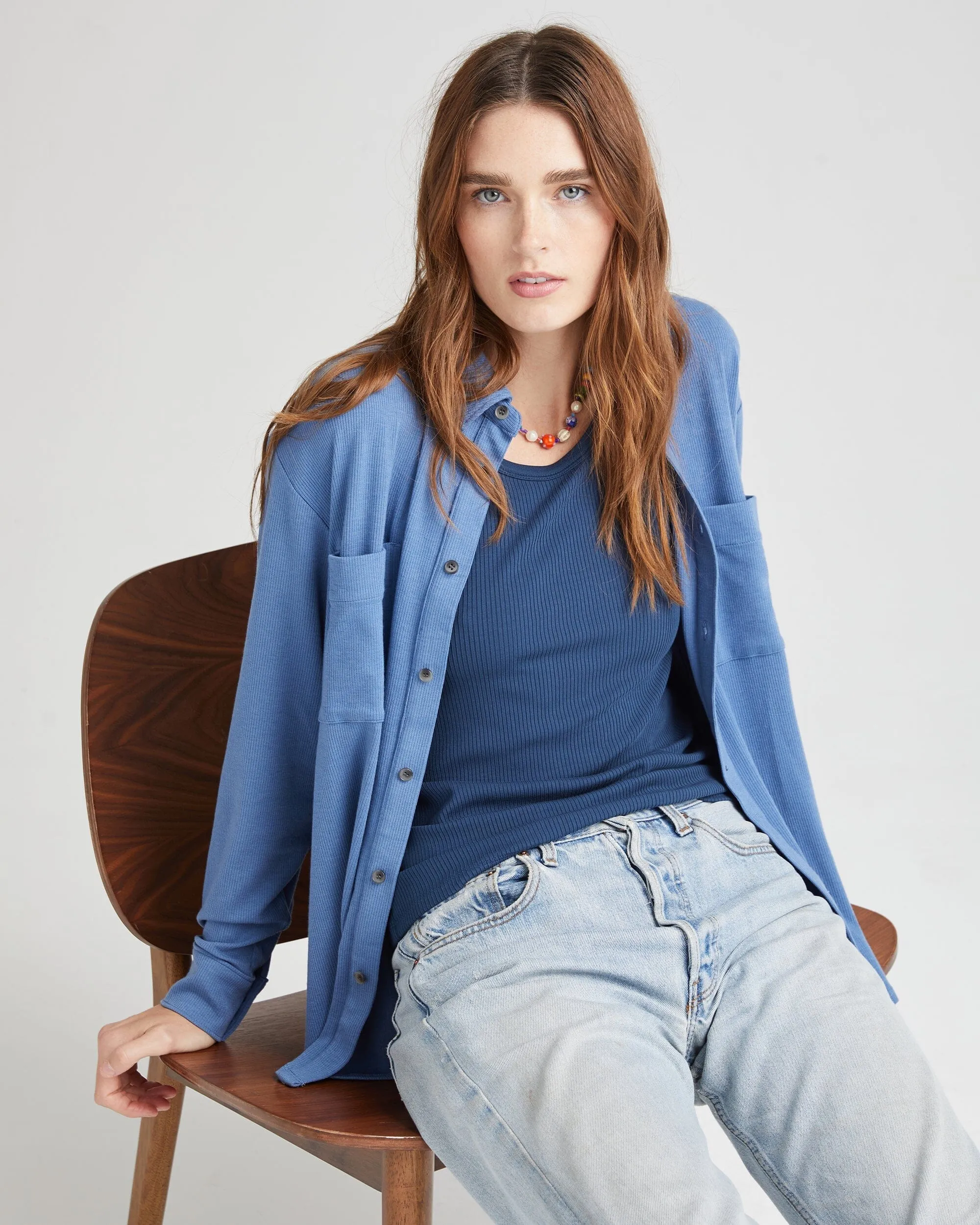 Women's Cozy Rib Shacket