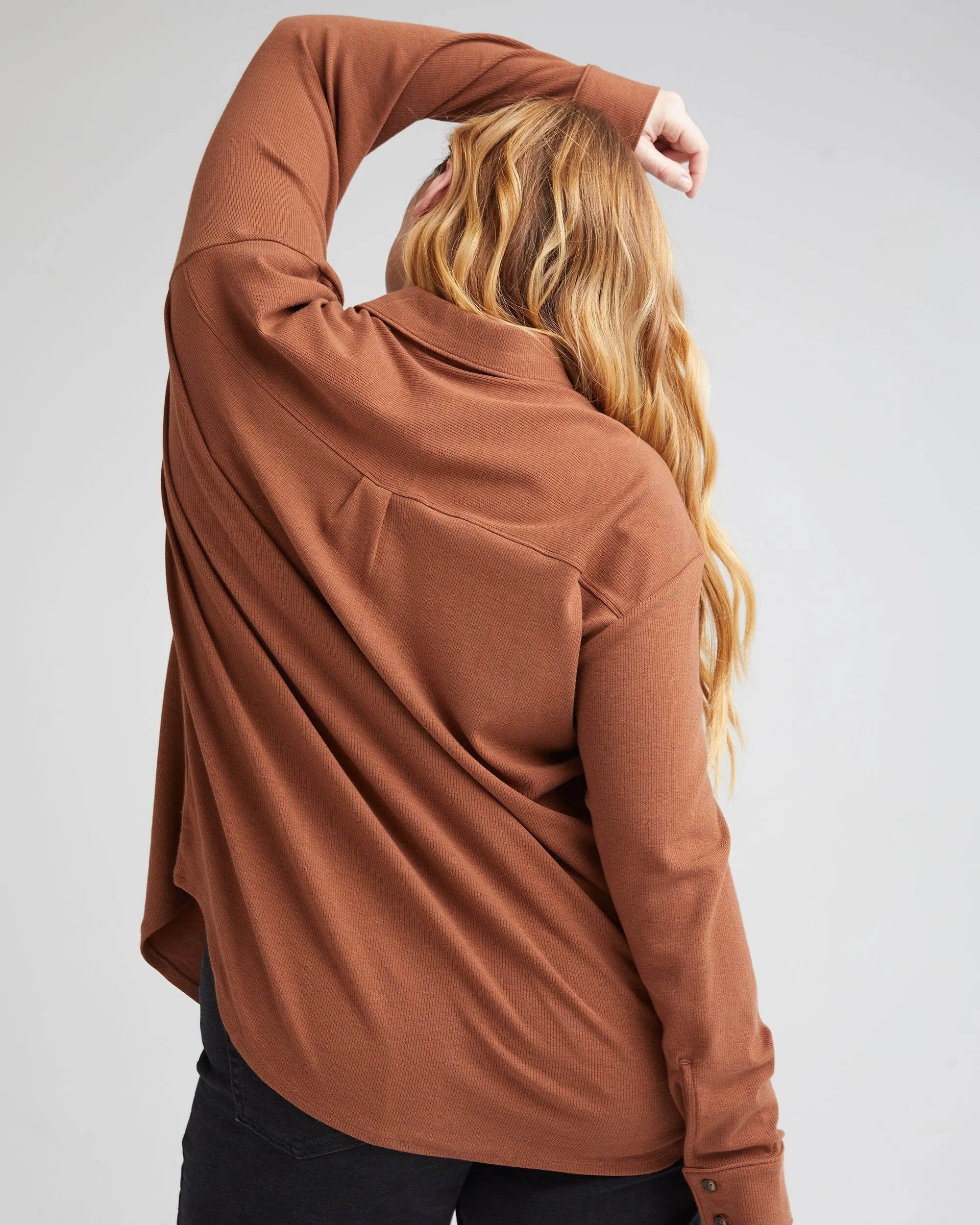 Women's Cozy Rib Shacket
